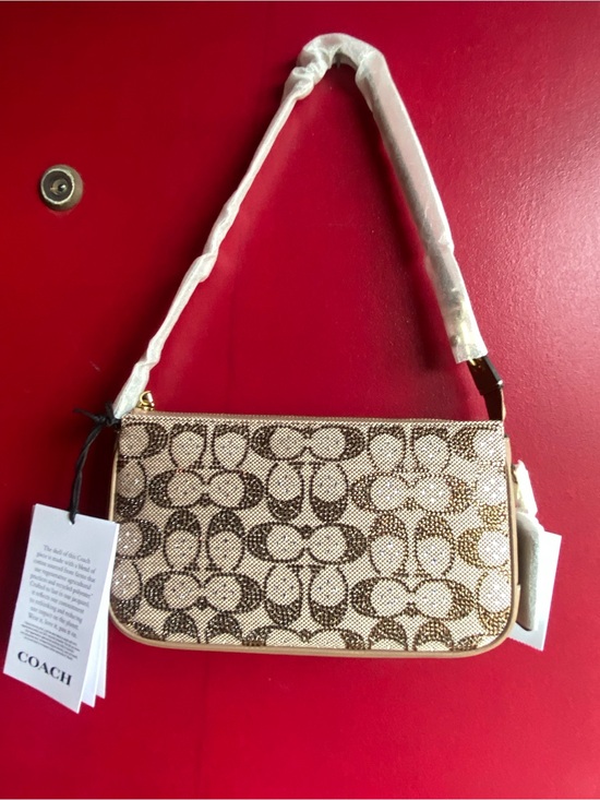 Coach Handbags - Coach Crystal Signature Plaza 22 Jacquard Shoulder sold out on Coach site NWT
